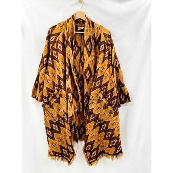 URU southwestern fringe long cardigan jacket - Picture 1 of 5